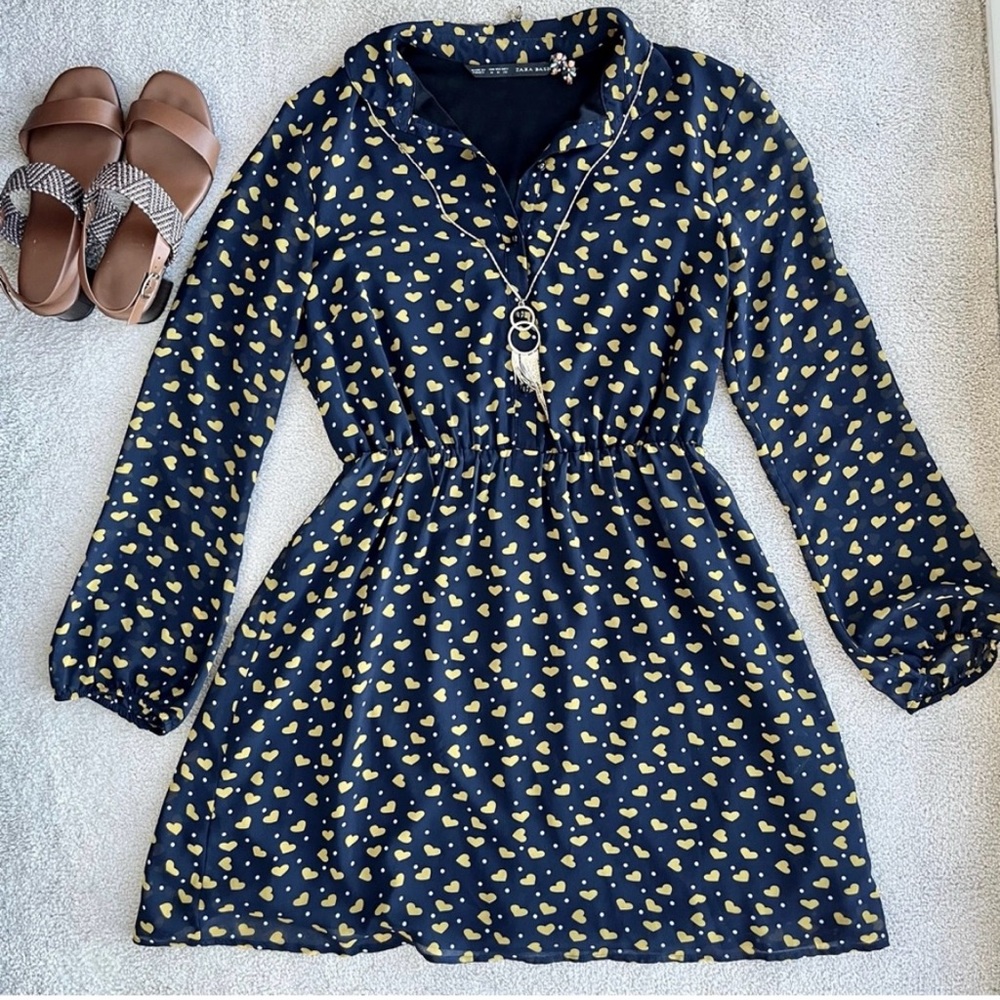 Heart print Zara dress